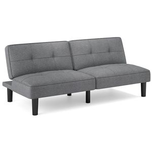 Adjustable Backrest Convertible <b>Folding</b> Futon Sofa <b>Bed</b> 6-Position with Durable Convertible Design - Product Image 1