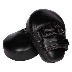 Coussinets de mise au point incurvés en gel de cuir Coussinets de mise au point Kick Boxing MMA Strike Coussinets incurvés en cuir véritable ou en cuir synthétique - Product Image 1