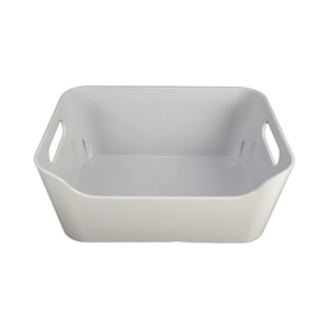 Wholesale Custom Logo Bathroom <b>Storage</b> Organizer Boxes Rectangle Hollow PP <b>Storage</b> <b>Baskets</b> Vietnam Manufacture Cheap Price - Product Image 2