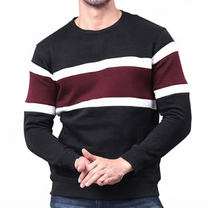 Sudadera con Capucha Unisex Negra de Forro Polar con Cremallera, Marrón y Blanco, 100% Algodón, Oversize, Transpirable, Estilo Casual Urbano para Otoño - Product Image 1