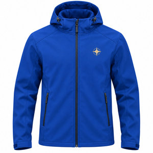 Men's Custom Tactical Softshell Jacket Multi Pocket Waterproof Windproof Hooded Outdoor <b>Camping</b> Hiking Jacket - Product Image 5