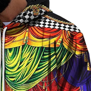 Sudadera con Capucha para Hombre, Forro Polar, Tie-Dye, Logotipo Personalizado, Lavado Ácido, Ropa de Moda Profesional para Invierno, Nuevo Estilo 2026 - Product Image 2