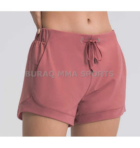 Pantalones cortos de verano para correr y hacer ejercicio para mujer, pantalones cortos deportivos informales a cuadros de secado rápido - Product Image 6