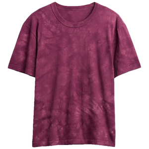 T-shirt vintage pour homme, streetwear urbain, coton épais, coupe ample, col rond, tee-shirt décontracté tendance, confortable et respirant, vente en gros - Product Image 1