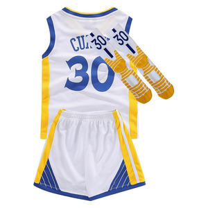 3PC Basketball Jersey Set for Youth Basketball Tank Top + Track Shorts+ <b>Socks</b> Set - Product Image 1