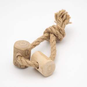 Jouet pour chien en bois durable et écologique pour l'entraînement et le jeu interactif Produit promotionnel pour animaux de compagnie - Product Image 2