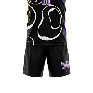 Nuevo estilo de moda sublimación hecho a medida al por mayor uniforme de fútbol Kit de color sólido cómodo conjunto de fútbol cuello redondo ligero - Product Image 5