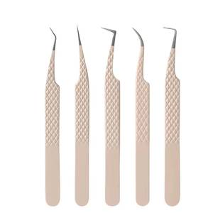 ชุดเครื่องมือต่อขนตา Morje Surgical 5 ชิ้น  แหนบสแตนเลสสีรุ้ง  ปลายโค้งและปลายตรง  กันลื่น  ขนาด 10 มม. - Product Image 4