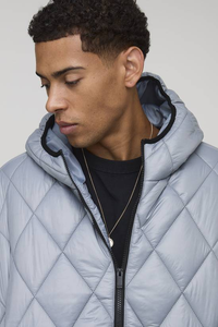 Regular Fit Men Streetwear Canvas Puffer <b>Jacket</b> Waterproof Washed <b>Soft</b> <b>Shell</b> Zipper Print Warm Breathable Windproof Winter - Product Image 6