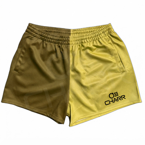 Shorts de rugby en sergé 100 % coton pour hommes – Vente en gros, été, jeunesse, sergé premium, grandes tailles - Product Image 4