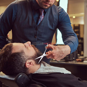 Hair Scissors Professional Ultra Sharp <b>Razor</b> Edge Stainless Steel Hair Cutting Scissors Ergonomic Design Salon Quality - Product Image 3