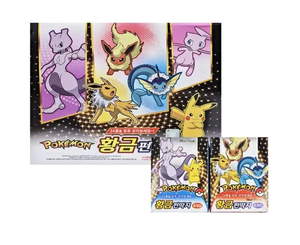 Nuevas Tarjetas Coleccionables Pokemoned Golden Pog Slap Cards Ddakji, 18 Piezas/Caja, Juego de Cartas Coleccionables para Niños, Anime, Dibujos Animados, Venta al por Mayor - Product Image 1