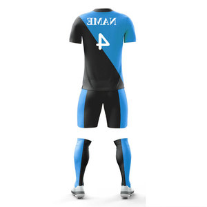 Ensembles d'uniformes de football de couleur unie pour jeunes et adultes, tenues d'entraînement, conception personnalisée - Product Image 6