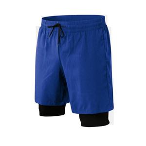 Men's Gym Shorts Polyester/Nylon Drawstring Quick Dry Double <b>Layer</b> High Stretch <b>Mid</b> Breathable Waterproof Basketball Running - Product Image 4