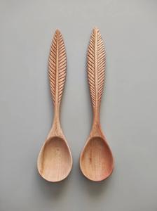 Cuchara de Té de Madera Ecológica Hecha a Mano, Cuchara para Café y Azúcar, Utensilio de Cocina Natural y Sostenible para Uso en Restaurantes - Product Image 6