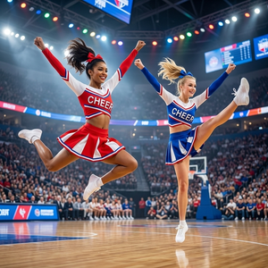 Uniformes de Animadoras de Alta Calidad en Tendencia 2026 para Niñas, Tops Ajustados, Conjuntos al por Mayor con Logotipo Digital Impreso en la Parte Delantera, Spandex/Poliéster - Product Image 2