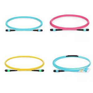 Câble de brassage <span class=keywords><strong>fibre</strong></span> optique MPO <span class=keywords><strong>RJ45</strong></span> 12 fibres femelle 400G 200G 100G 40G OM4 50/125 Multimode pour centre de données Ethernet Trunk 6C-MTP-1 - Product Image 6