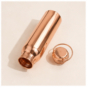 Bouteille d'eau en cuivre pur de qualité supérieure, ayurvédique, écologique, style moderne, logo et emballage personnalisables, prix bas - Product Image 4