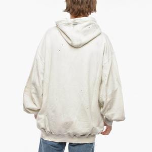 Sudadera con Capucha para Hombre, Corte Regular, Felpa Francesa de Algodón, con Estampado Digital, Hombros Caídos, para Invierno - Product Image 3