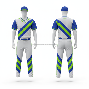 Ensembles d'uniformes de baseball personnalisés de haute qualité en gros 2026 – Légers, en maille polyester, sublimation, unisexe, col en V, séchage rapide pour équipes - Product Image 6