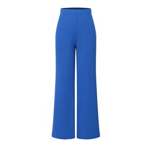 Pantalon en velours évasé taille haute pour femme, élégant et décontracté, en velours doux et extensible, mode automne, personnalisable OEM - Product Image 1