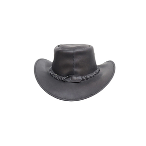 Nouveau Chapeau de Cowboy Unisexe en Cuir Véritable 100% Personnalisable à Large Bord Réglable – Collection 2025 – Vente en Gros - Product Image 1