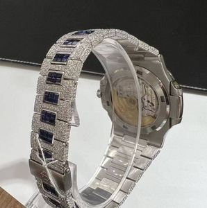 Reloj Mecánico Unisex de Lujo de Acero Inoxidable con Esfera de Cristal de Zafiro, Alarma GPS, Caja Cuadrada de Alta Calidad - Product Image 5