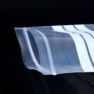 Hot Sale 2024 <b>Transparent</b> Reclosable Zip Lock <b>Bag</b> Custom Print Slider Frosted Poly Slider for Clothing Factory Price - Product Image 3