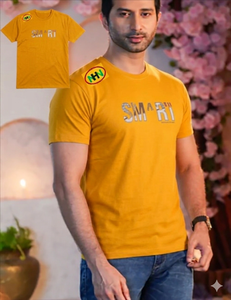 T-shirt de performance pour homme - 100% coton biologique tricoté, design uni décontracté, 180 grammes, tissu durable, séchage rapide, respirant - Product Image 4