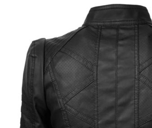 Dernier design, veste en cuir pour femme de haute qualité, fermeture éclair, nouveau style tendance, vestes pour femme authentiques - Product Image 3