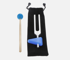 Juego de diapasones de chakra de 528 Hz, aleación de aluminio, apto para terapia de sonido y trabajo energético. - Product Image 1