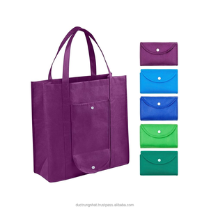 <b>Cheap</b> Wholesale Shopping <b>Bags</b> Reusable Folding Nonwoven Custom Printed Lager Size Laminated Tote Shopping <b>Bags</b> - Product Image 4