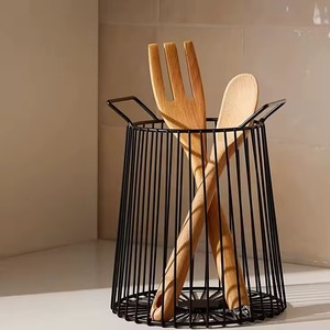 Ensemble de couverts en bois de qualité supérieure à long manche avec cuillère pour la cuisine, ustensile de cuisine robuste et durable pour la soupe, le curry et le mélange, disponible - Product Image 1