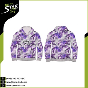 Top Selling Regular Full Sleeve Men Custom <b>Sweatshirts</b> OEM French Terry or Fleece <b>Velour</b> Hoodies - Product Image 2