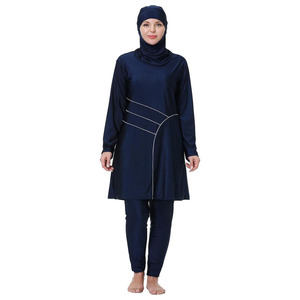Fully Covered Women's <b>Modest</b> Activewear <b>Set</b> Breathable Lightweight Quick Dry Polyester/Cotton Gym Fitness Wear for Muslim Women - Product Image 1
