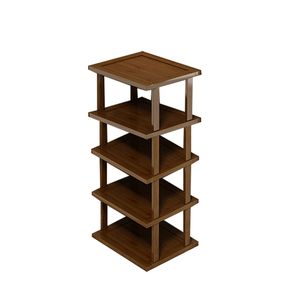 Multipurpose Wooden Shoe Rack Storage <b>Shelf</b> With Modern Design For Entryway Living Room And <b>Bedroom</b> Use - Product Image 4