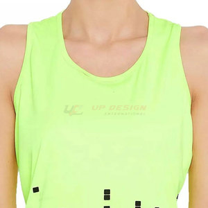 เสื้อกล้ามผู้หญิงแบบสบายๆ ระบายอากาศได้ดี เป็นมิตรกับสิ่งแวดล้อม แบรนด์ส่วนตัว โลโก้ด้านหน้า ขายส่ง ยอดขายดีที่สุด เหมาะสำหรับออกกำลังกาย ขายออนไลน์ - Product Image 6