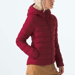 <b>Womens</b> Reversible Puffer Jacket Double Side <b>Winter</b> Coat Quilted Warm Bubble Outerwear Zip Front Casual Fashion Wholesale - Product Image 4