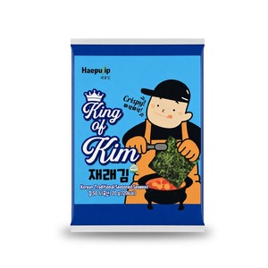 Nori pour sushi, King of Kim, algues marines séchées traditionnelles coréennes, aromatisées et grillées - Product Image 5