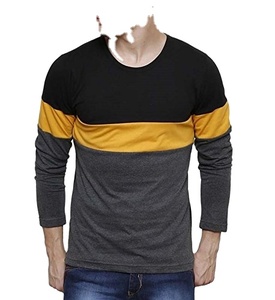 T-shirt décontracté exclusif pour homme à manches longues et col rond, 210 g/m², anti-plis, séchage rapide, impression numérique écologique, logo personnalisé sur le devant - Product Image 5