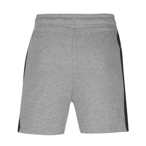 Pantalones Cortos Deportivos de Algodón Gris Jaspeado con Logotipo Personalizado, Cintura Media, con Raya Negra, Estilo Bermuda, para Gimnasio, Atletismo y Running para Hombre - Product Image 2