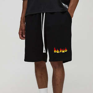 Loose fit Cotton Short Set 100 Cotton Regular Fit Shorts Blank Luxury Custom Logo Heavy Fleece Short for Men - Product Image 6