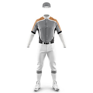 Low MOQ High Quality Uniform Men's Sports Clothing Multi Color Printed Jersey with Pants Customized Youth Sizes Baseball Suit - Product Image 2