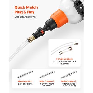 Estrattore di Fluidi Automobilistici Manuale 1500CC, Facile Cambio Olio con Tubi di Prolunga Lunghi, Strumento per Riparazione Auto - Product Image 4