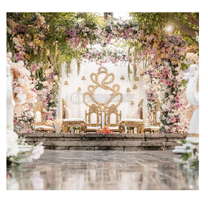 เก้าอี้ไม้สไตล์มหาราชาสำหรับ Mandap - Product Image 1