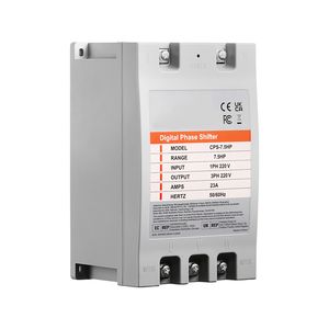 Convertitore di Fase Digitale Monofase/Trifase 7.5HP 23A 220V per Uso Residenziale e Commerciale Leggero, Uscita Corrente Continua 220VAC - Product Image 3