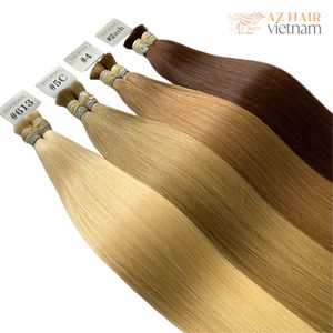 Prix usine 100% extensions de cheveux vietnamiens bruts un donneur unique en vrac cheveux humains non transformés paquets de cheveux vierges droits - Product Image 5