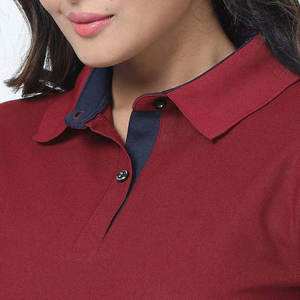 T-shirts décontractés pour femmes en coton et polyester tricoté de haute qualité avec logo personnalisé, respirants et à manches courtes - Product Image 5