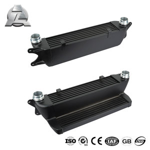 Radiador de intercooler delantero de aluminio completo negro para BMW E60 E61 525D <span class=keywords><strong>530D</strong></span> 535D 635D - Product Image 3
