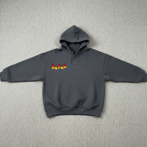 Sudadera con Capucha de Alta Calidad 100% Algodón para Mujer, Estilo Urbano, Lavado Ácido, Personalizable, Transpirable, Ropa Casual de Invierno, DTF - Product Image 1